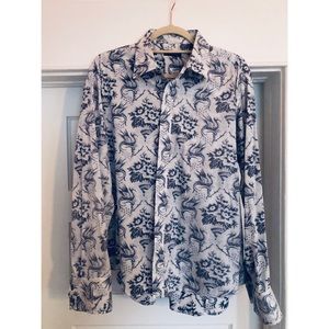 7 Diamonds men’s shirt — coolest bird pattern. 😍